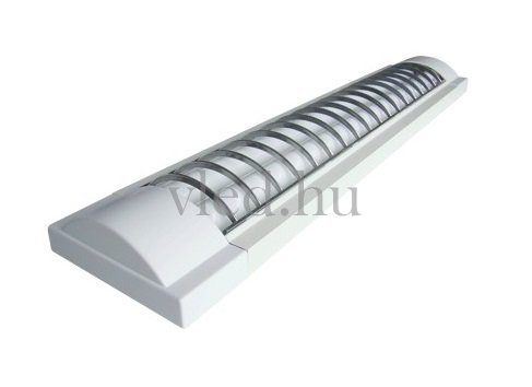 Falon kívüli led fénycső armatúra T8, rácsos (1db 120cm-es T8 LED fénycsővel) Természetes Fehér