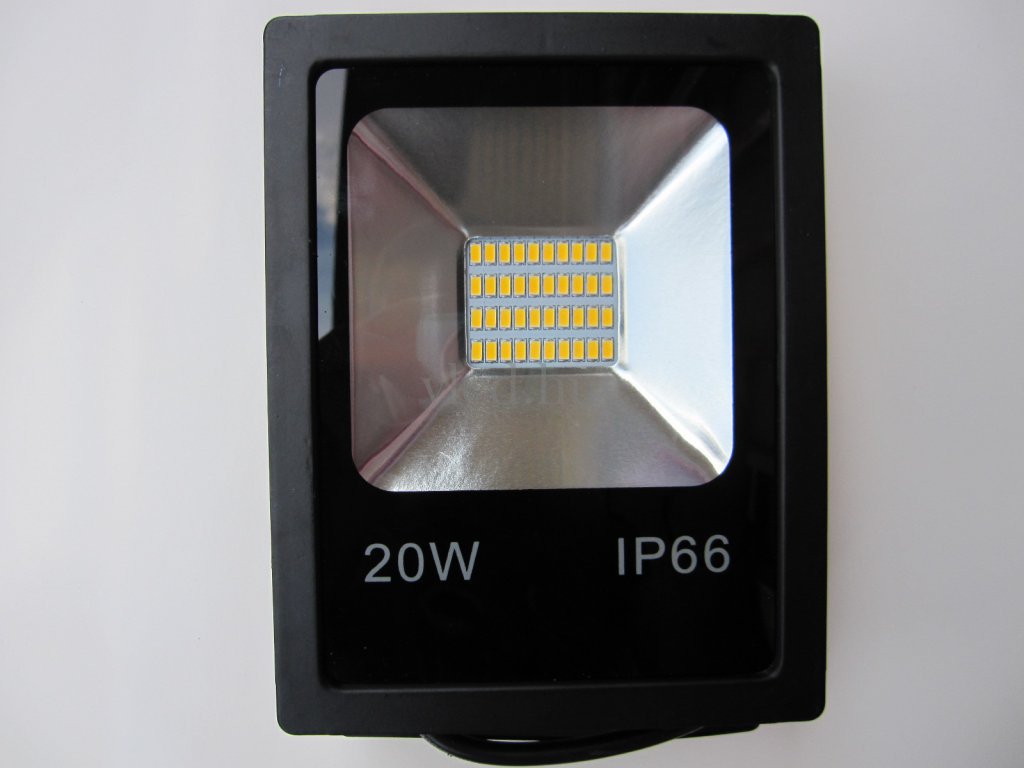20W slim SMD LED reflektor, meleg fehér