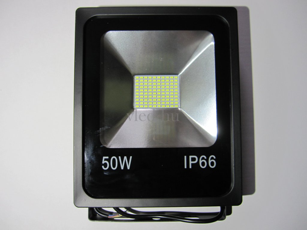 50W slim SMD LED reflektor, természetes fehér