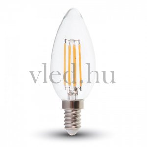 4W Filament Retro LED izzó (E14, 400 lumen, meleg fehér, VT-4301)?new=3