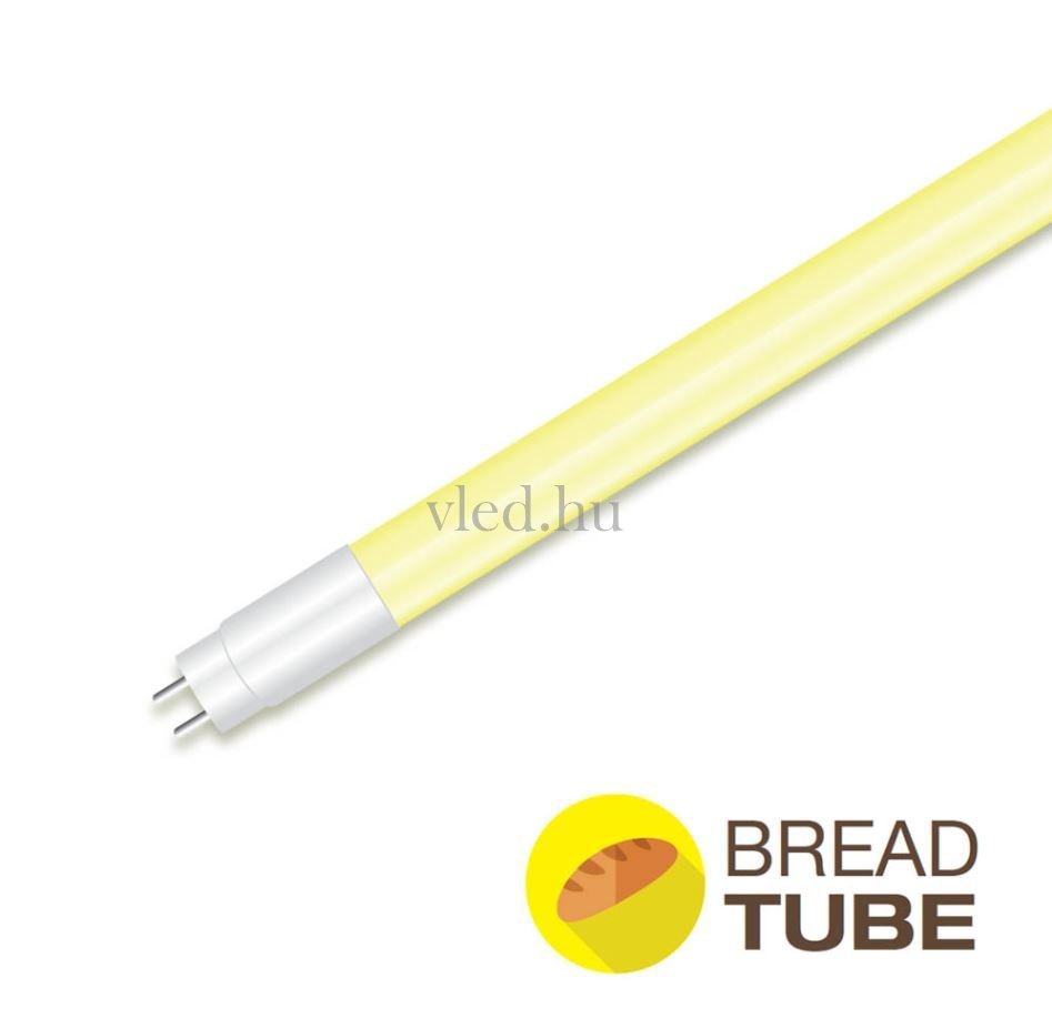 LED fénycső T8 18W - 120 cm kenyérmegvilágító, 990 lumen. (VT-6322)