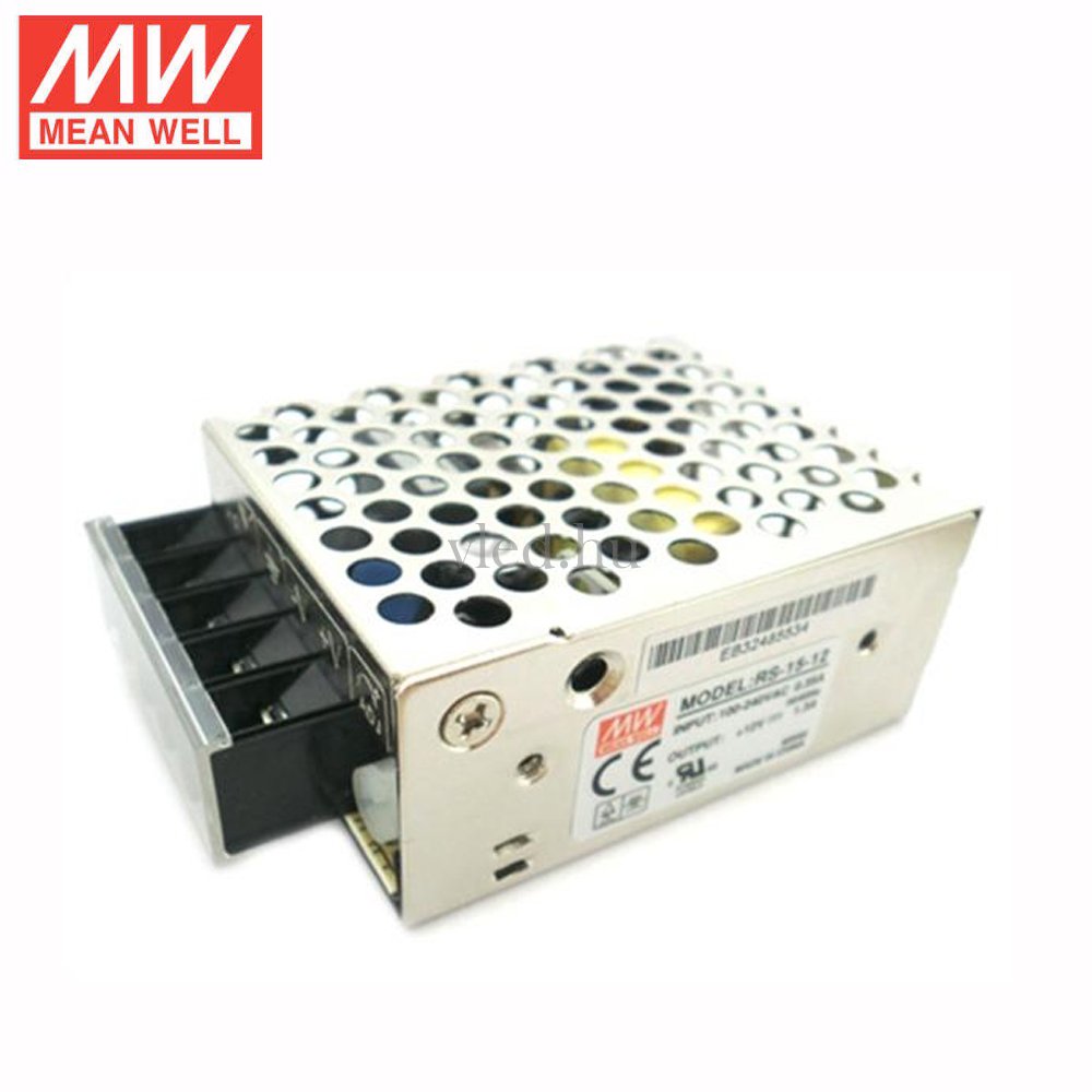 Mean Well RS-15-12 15W/12V/0-1,3A