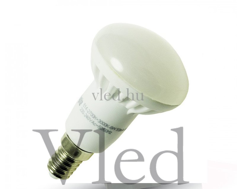 6W R50 E14 led lámpa természetes fehér (VT-4138)