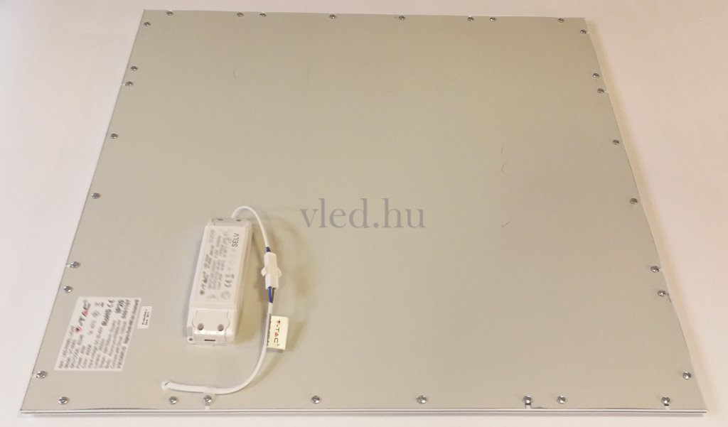 45W LED panel 60x60 cm 6400K (595x595 mm, hideg fehér) (VT-60256)