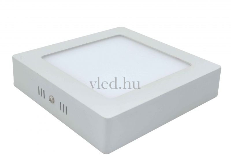 18W falon kívüli, négyzet alakú meleg fehér LED panel (2242)