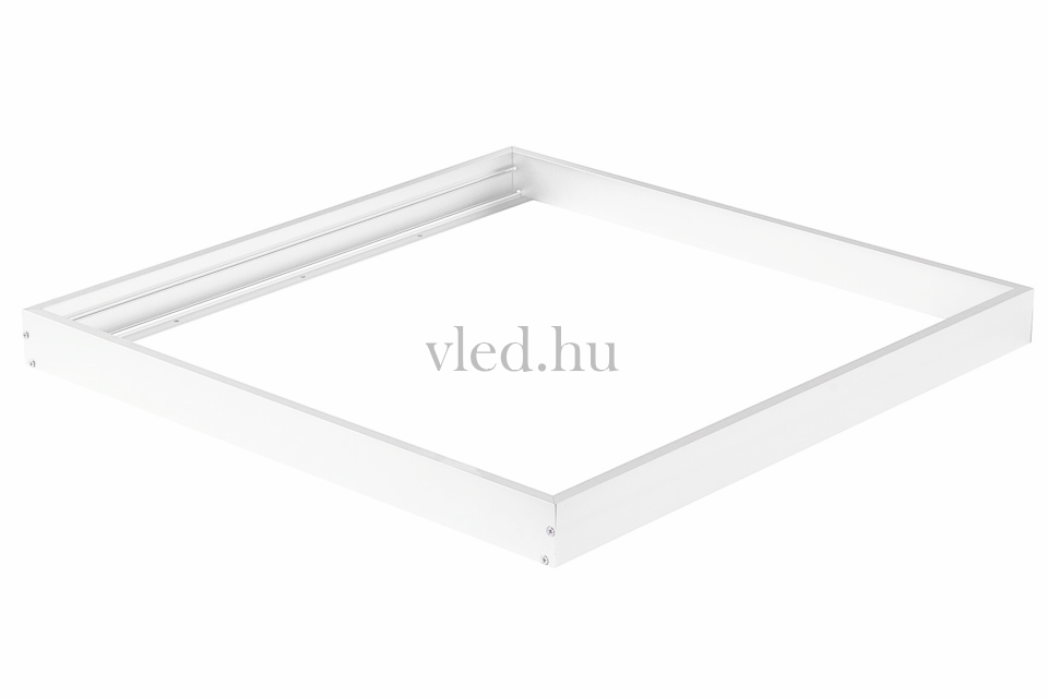 Led panel beépítő keret, falon kívüli, 60x60 cm (Fehér, 600x600 mm)(6327)