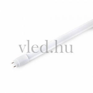T8 18W 120cm G13 led fénycső, Nano plastic bura, fix érintkező, Hideg fehér (6400K, VT-6264)