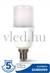 8W-os Led lámpa, Samsung Chip, T37, E14 foglalat, természetes fehér (268)