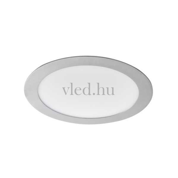 18W Rounda kör alakú Led panel, Természetes fehér, ezüst keret (28933)