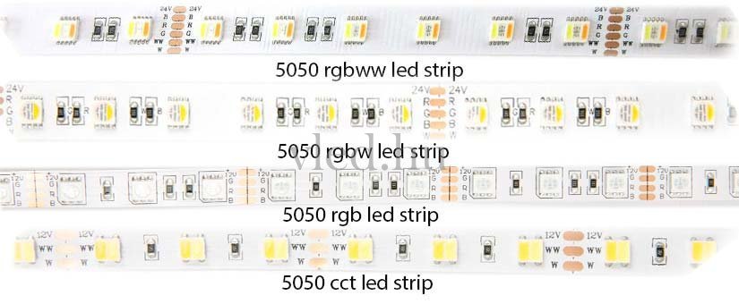 5050 led szalag 60 led/m, 24V, RGB + hideg fehér (RGBW) 5m, 3 év garancia (4481)