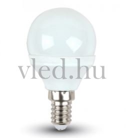 5.5W Gömb led lámpa, P45, E14, Meleg Fehér (42501)