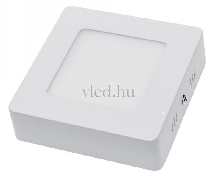 6W-os falra szerelhető négyzet alakú hideg fehér LED panel (2237)
