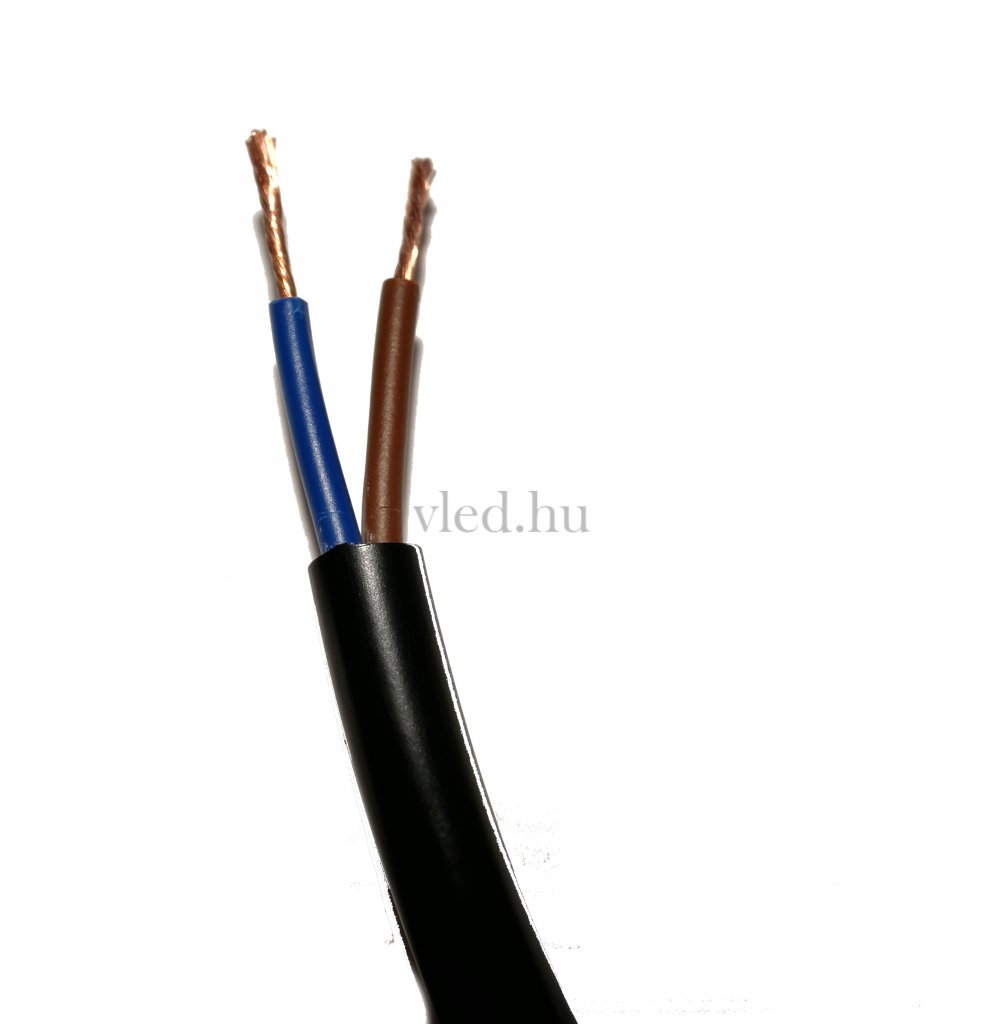 MT Kábel 2x0,75mm, Fekete (BCSL001)