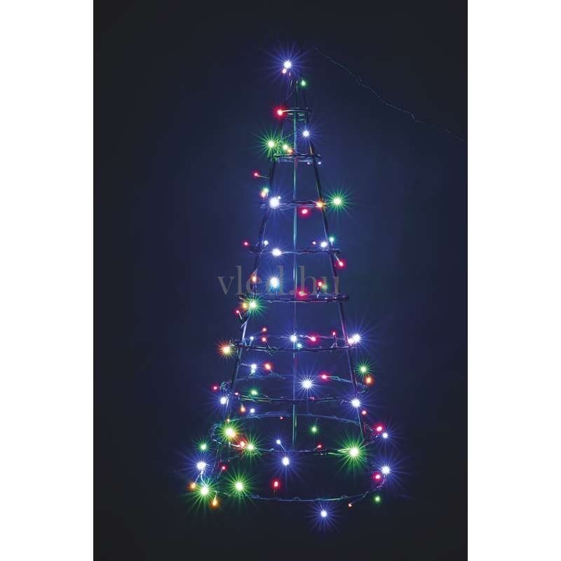 Karácsonyi Fényfüzér ,IP44, 120 Led, Színes/ Multi Color, Időzítős (ZY0813T)