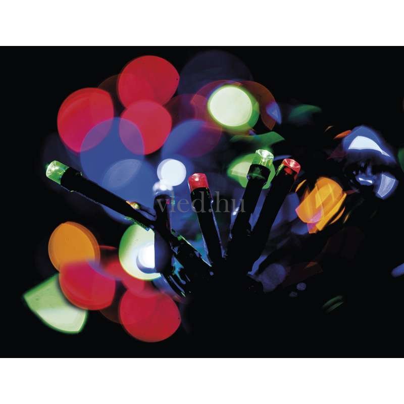 Karácsonyi Fényfüzér ,IP44, 120 Led, Színes/Multi color, Multifunkciós (ZY1451)