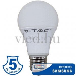 11W-os Led Lámpa Samsung Chip, 5 Év Garancia (A60, E27, Természetes Fehér, 4000K) (232)