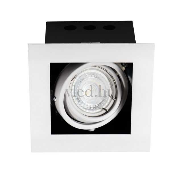 Kanlux MERIL DLP-50-W Besüllyeszthető, Dönthető, Fehér Színű, GU10 spot lámpatest (26480)