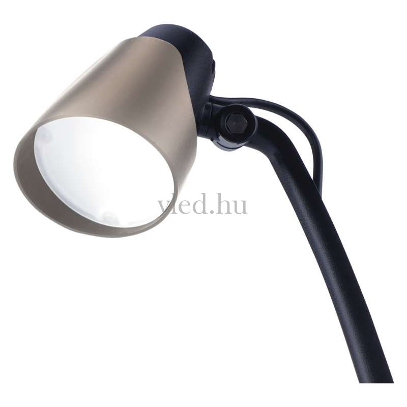 Kanlux Sari Led B-CH asztali lámpa, meleg fehér, 270Lumen, Fekete/Peszgő szín (27980) 