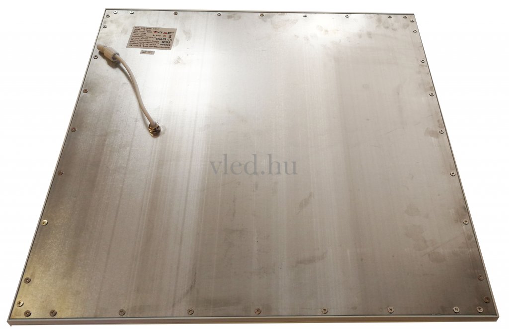 Led panel, 60x60cm, 40W, 4000K, IP65, 4400Lm (595x595mm, természetes fehér) (6603)