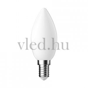 Tungsram 7W LED fényforrás, E14, B35, 806 lumen, 4000K, természetes fehér, szórásszög 300°, Filament, opál üvegbúra (93115539)?new=3