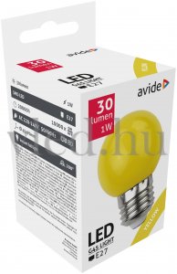 Avide Dekor SMD LED fényforrás G45 1W E27 Sárga - A6063?new=3