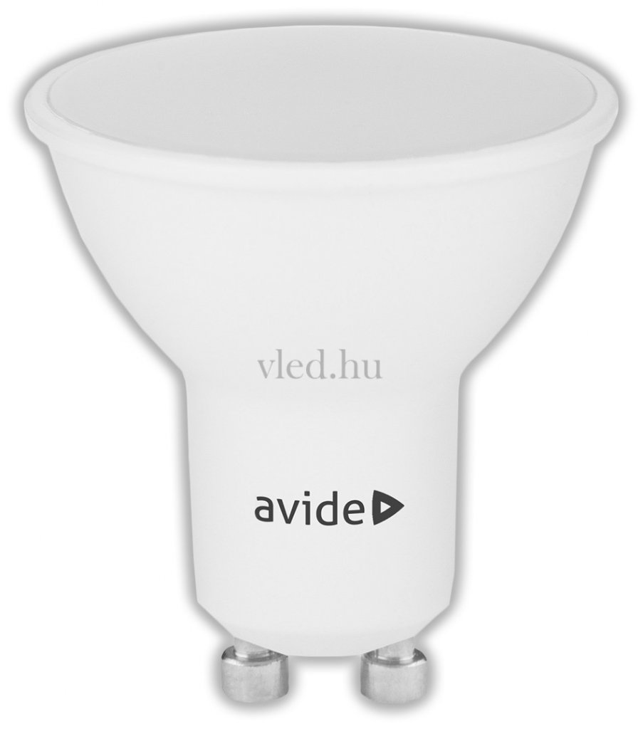 Avide LED Spot lámpa Alu+plastic, 7W, GU10, NW, 4000K, természetes fehér, 600 lumen (A8689)